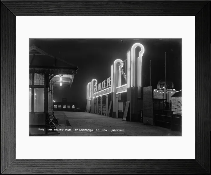 Framed Print : New Palace Pier at Night Framed Print : New Palace Pier at Night