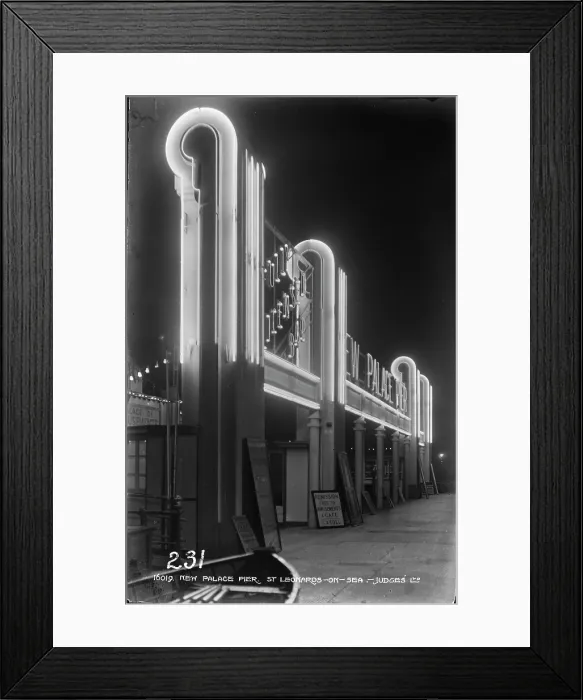 Framed Print : New Palace Pier at Night Framed Print : New Palace Pier at Night