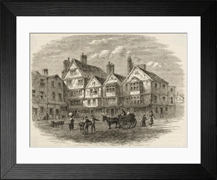 Framed Print : London Pie Corner Framed Print : London Pie Corner