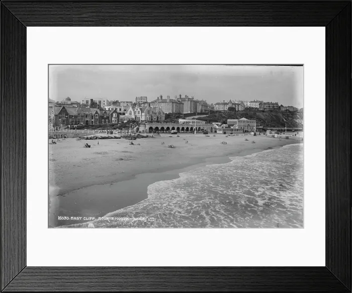 Framed Print : East Cliff, Bournemouth Framed Print : East Cliff, Bournemouth