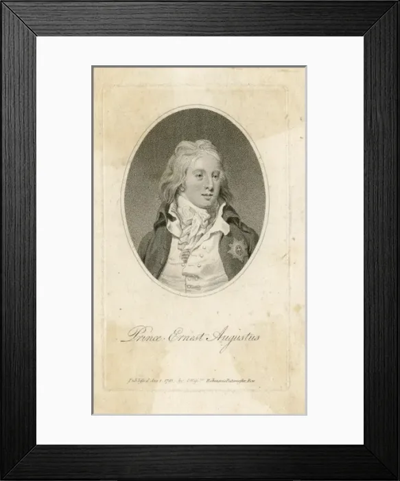 Framed Print : Prince Ernst Augustus Framed Print : Prince Ernst Augustus