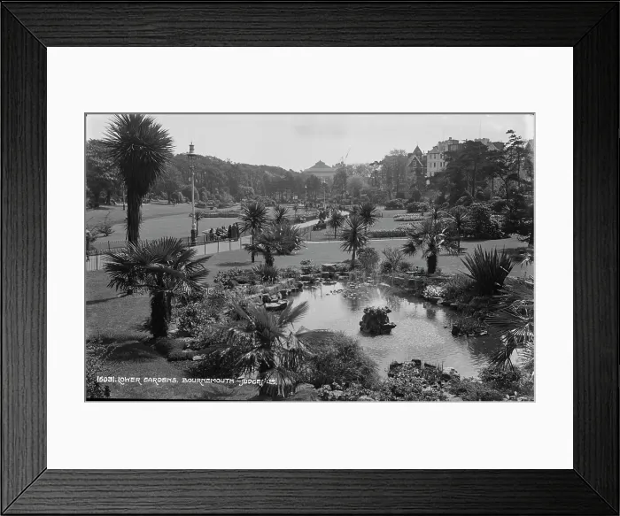 Framed Print : Lower Gardens in Bournemouth Framed Print : Lower Gardens in Bournemouth