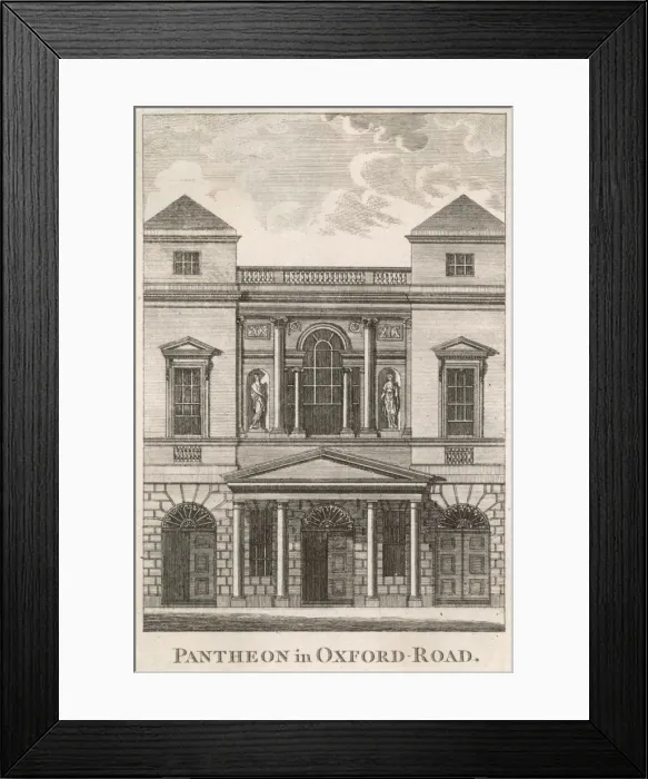 Framed Print : Pantheon Oxford St Framed Print : Pantheon Oxford St