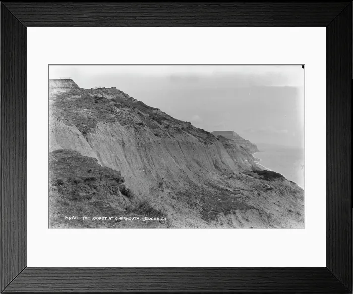 Framed Print : The Coast at Charmouth Framed Print : The Coast at Charmouth
