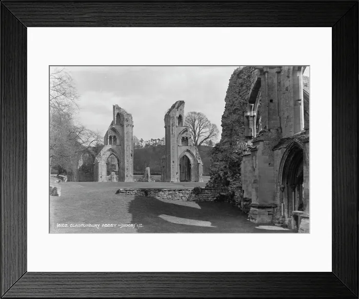 Framed Print : Glastonbury Abbey Ruins Framed Print : Glastonbury Abbey Ruins