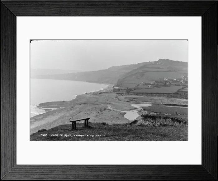 Framed Print : Mouth of River Charmouth Framed Print : Mouth of River Charmouth