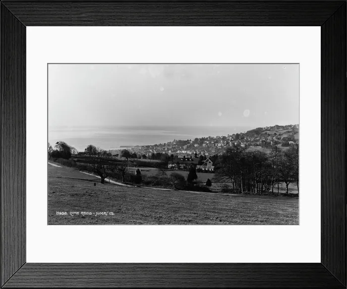 Framed Print : Scenic View of Lyme Regis