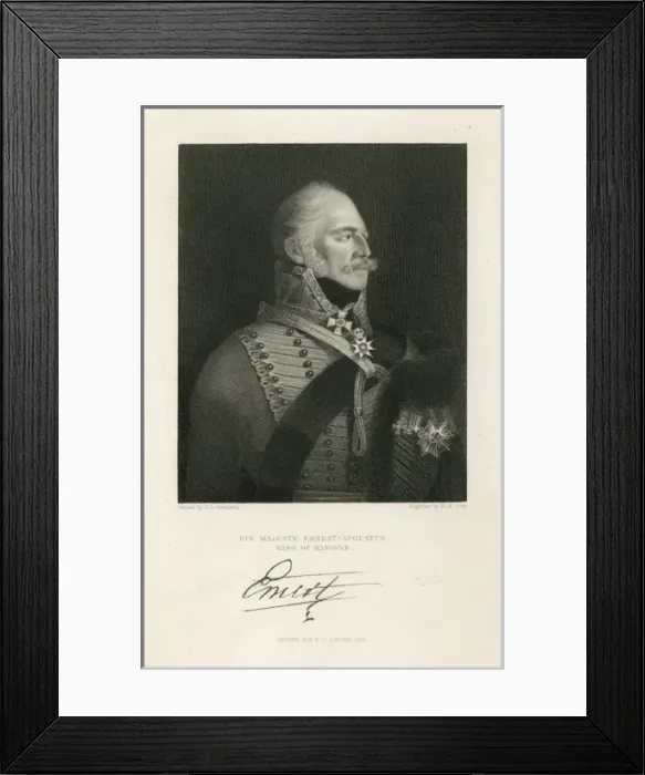 Framed Print : Ernest Augustus Hannover Framed Print : Ernest Augustus Hannover