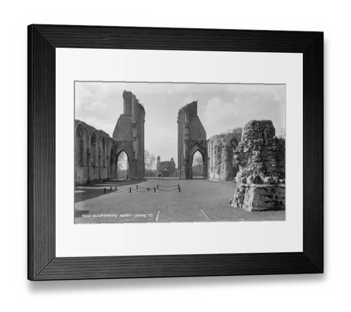 Framed Print : Glastonbury Abbey Ruins Framed Print : Glastonbury Abbey Ruins