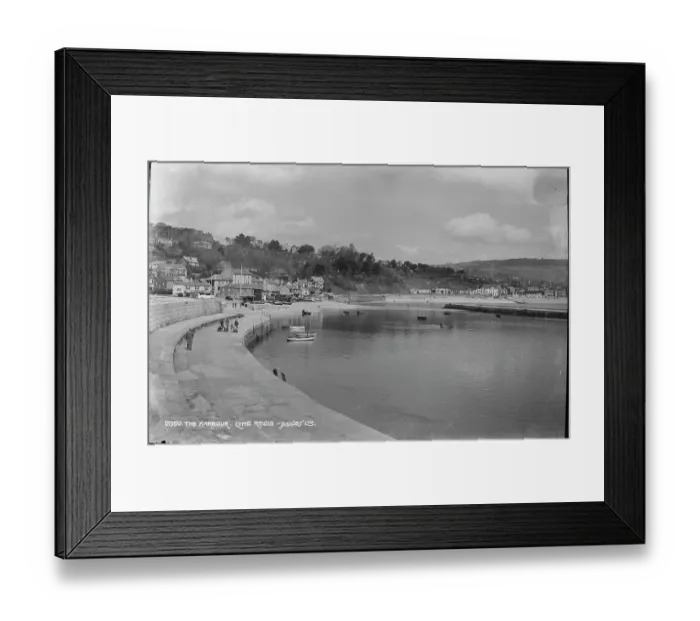 Framed Print : The Harbour, Lyme Regis Framed Print : The Harbour, Lyme Regis