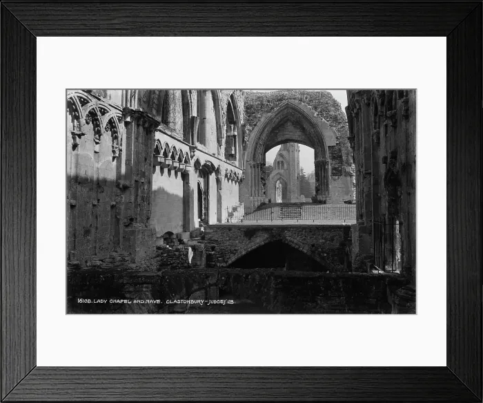 Framed Print : Lady Chapel and Nave, Glastonbury Framed Print : Lady Chapel and Nave, Glastonbury
