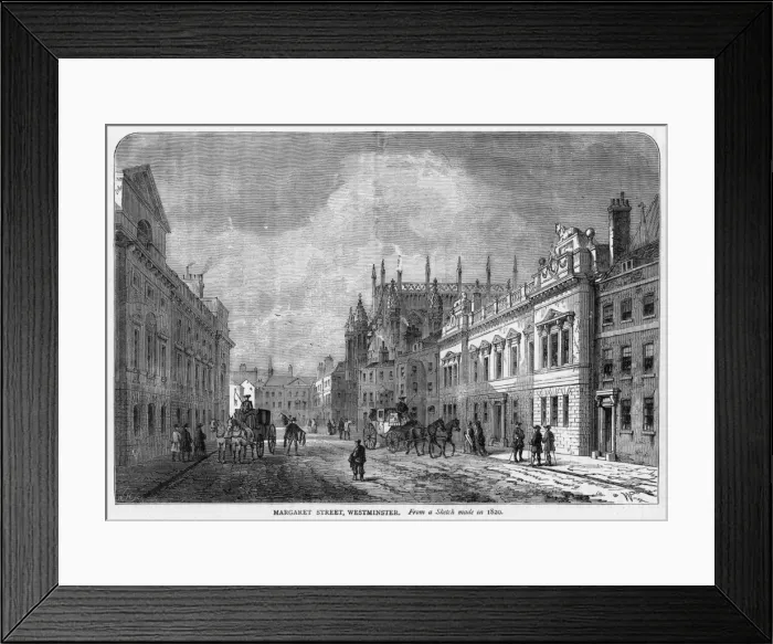 Framed Print : Margaret Street Framed Print : Margaret Street