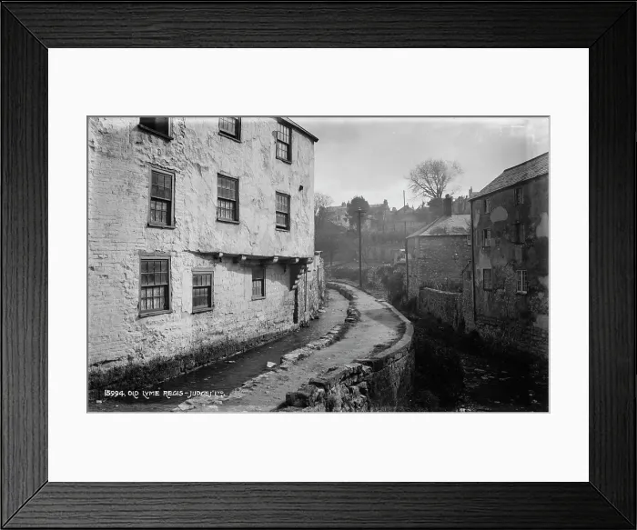 Framed Print : Old Lyme Regis Framed Print : Old Lyme Regis