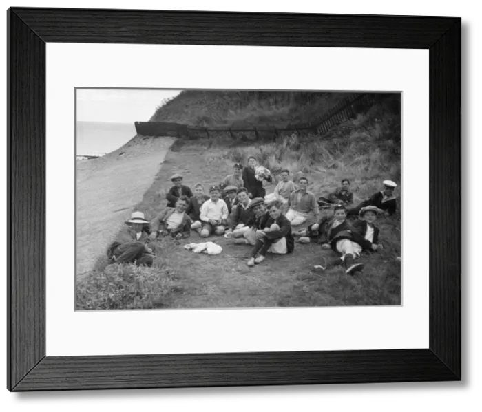 Framed Print : Boys Club at Herne Bay 1923 Framed Print : Boys Club at Herne Bay 1923