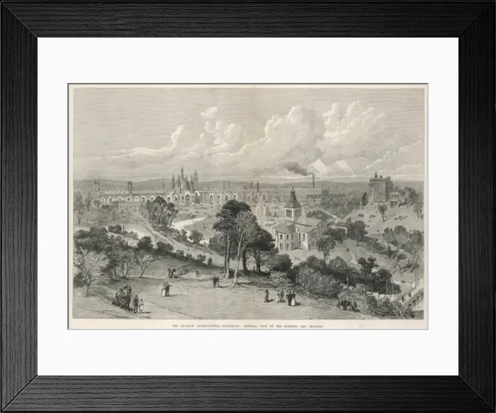 Framed Print : View of the Glasgow Exhibition Framed Print : View of the Glasgow Exhibition