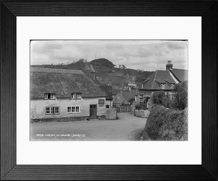 Framed Print : Corner of Uplyme Framed Print : Corner of Uplyme