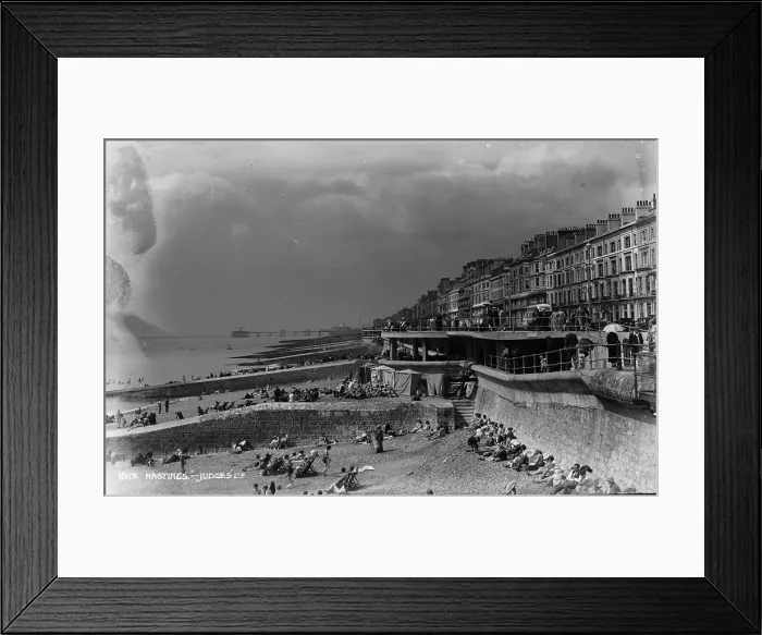 Framed Print : A Day at Hastings Beach Framed Print : A Day at Hastings Beach