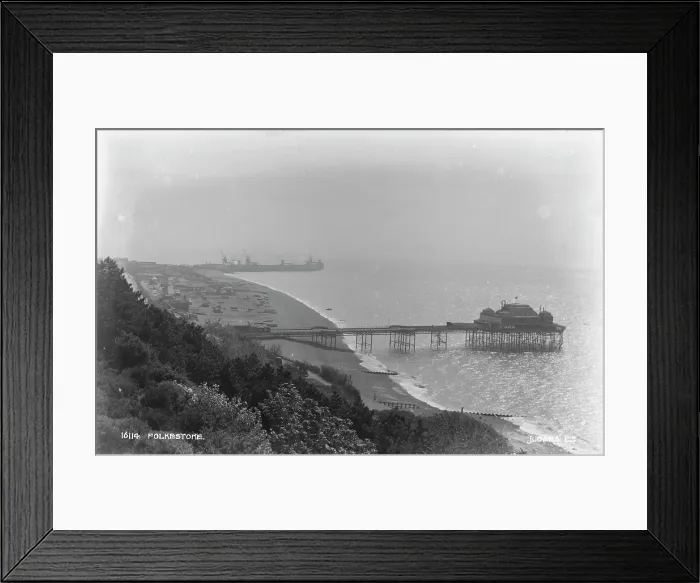Framed Print : View of Folkestone Pier Framed Print : View of Folkestone Pier