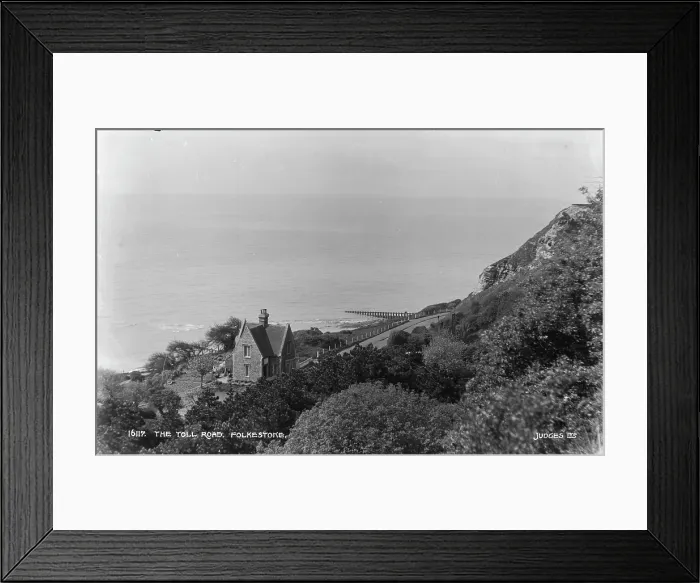 Framed Print : The Toll Road, Folkestone Framed Print : The Toll Road, Folkestone