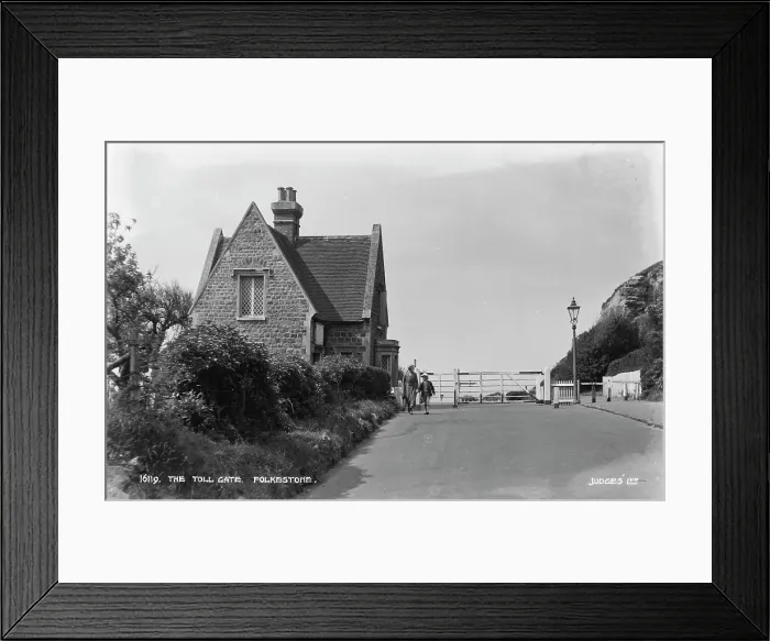 Framed Print : The Toll Gate, Folkestone Framed Print : The Toll Gate, Folkestone