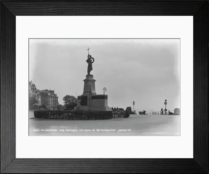 Framed Print : Folkestone War Memorial and Road of Remembrance Framed Print : Folkestone War Memorial and Road of Remembrance