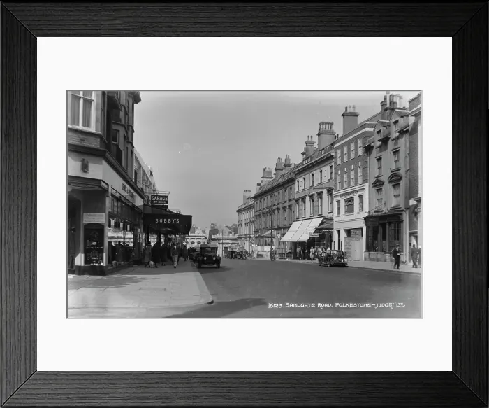 Framed Print : Sandgate Road, Folkestone Framed Print : Sandgate Road, Folkestone