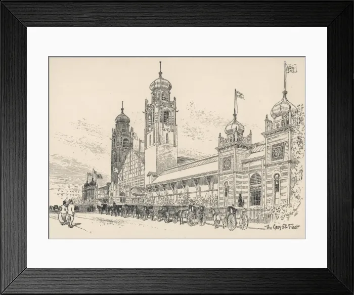 Framed Print : The Glasgow Exhibition, Gray Street front Framed Print : The Glasgow Exhibition, Gray Street front