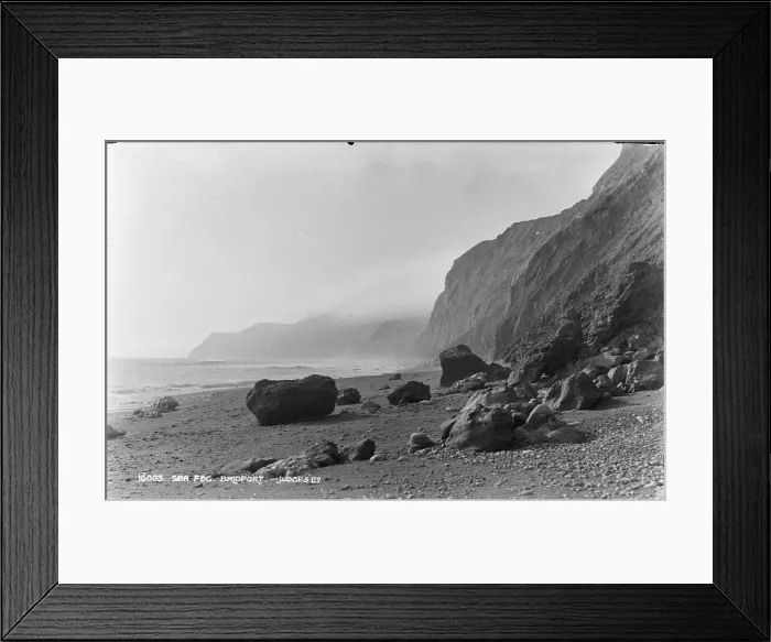 Framed Print : Sea Fog at Bridport Framed Print : Sea Fog at Bridport