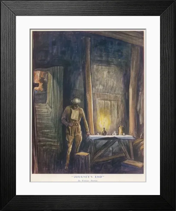 Framed Print : Journeys End by Webster Murray Framed Print : Journeys End by Webster Murray
