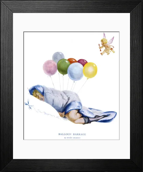 Framed Print : Balloon Barrage by Renee Charron Framed Print : Balloon Barrage by Renee Charron