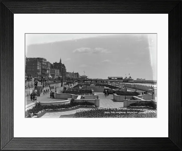Framed Print : The Gardens, Brighton Framed Print : The Gardens, Brighton