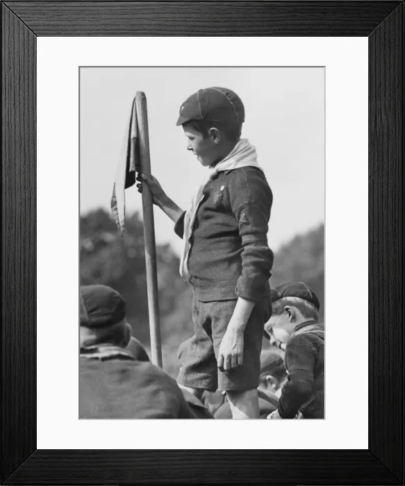 Framed Print : Wolf Cub Scout gathering at Hyde Park Framed Print : Wolf Cub Scout gathering at Hyde Park