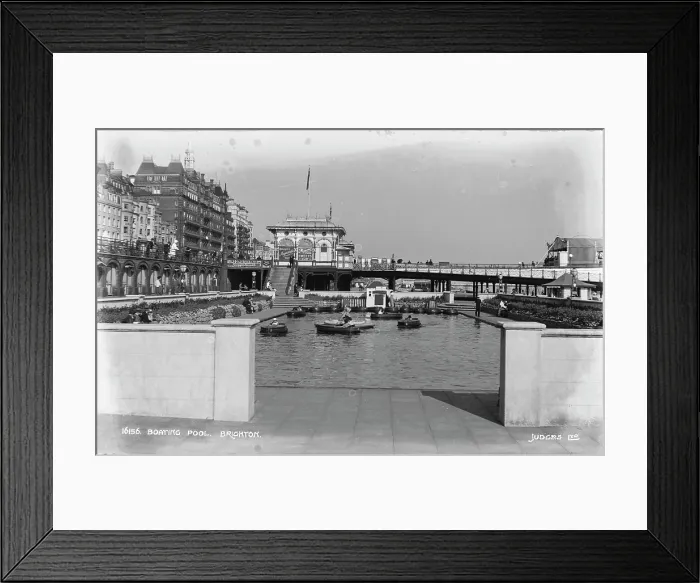 Framed Print : Boating Pool in Brighton Framed Print : Boating Pool in Brighton