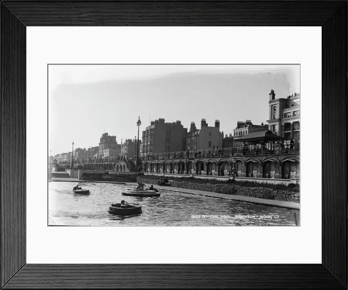 Framed Print : Boating Pool in Brighton Framed Print : Boating Pool in Brighton
