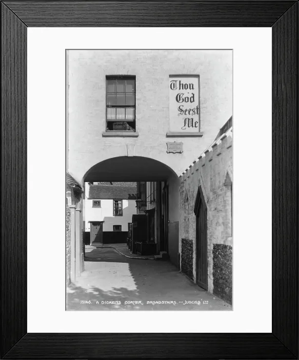 Framed Print : A Dickens Corner Framed Print : A Dickens Corner