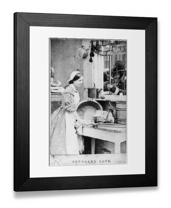 Framed Print : The Kitchenmaid and the Constable Framed Print : The Kitchenmaid and the Constable