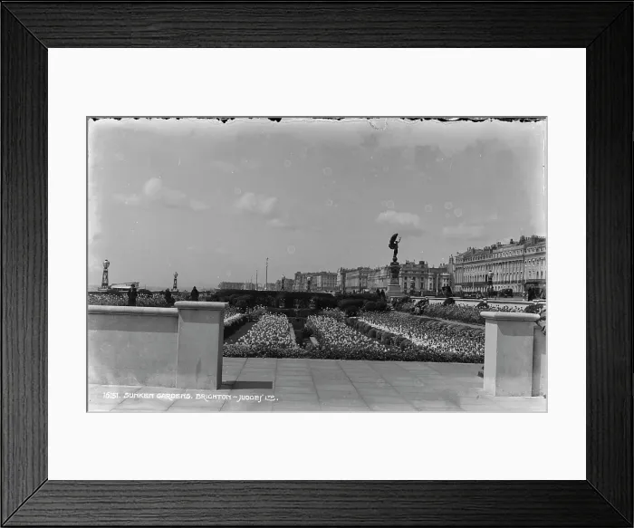 Framed Print : Sunken Gardens in Brighton Framed Print : Sunken Gardens in Brighton