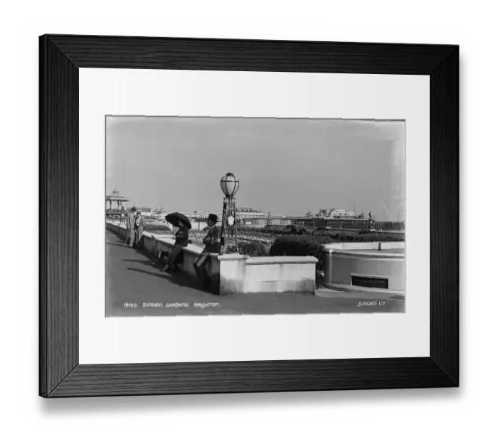 Framed Print : Sunken Gardens, Brighton Framed Print : Sunken Gardens, Brighton