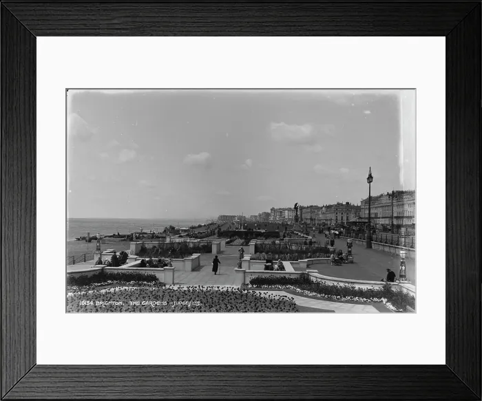 Framed Print : The Gardens, Brighton Framed Print : The Gardens, Brighton