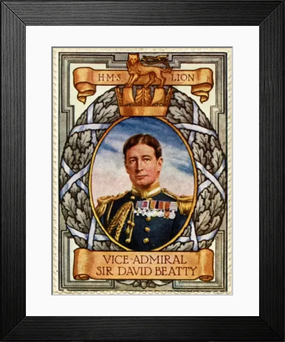 Framed Print : Vice Admiral David Beatty / Stamp Framed Print : Vice Admiral David Beatty / Stamp