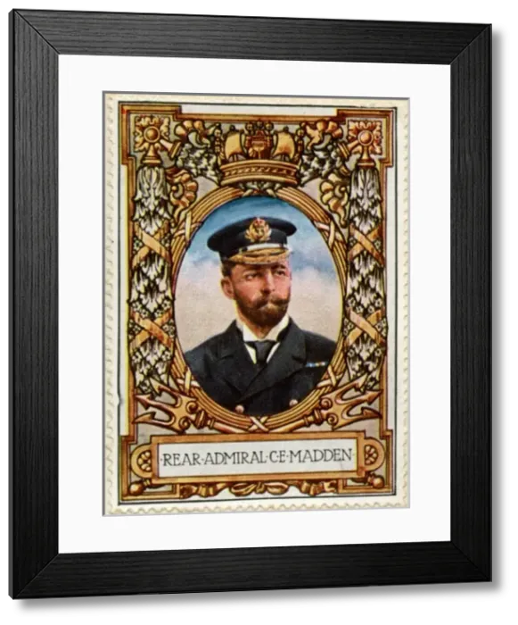 Framed Print : (Rear) Admiral C. E. Madden / Stamp Framed Print : (Rear) Admiral C. E. Madden / Stamp