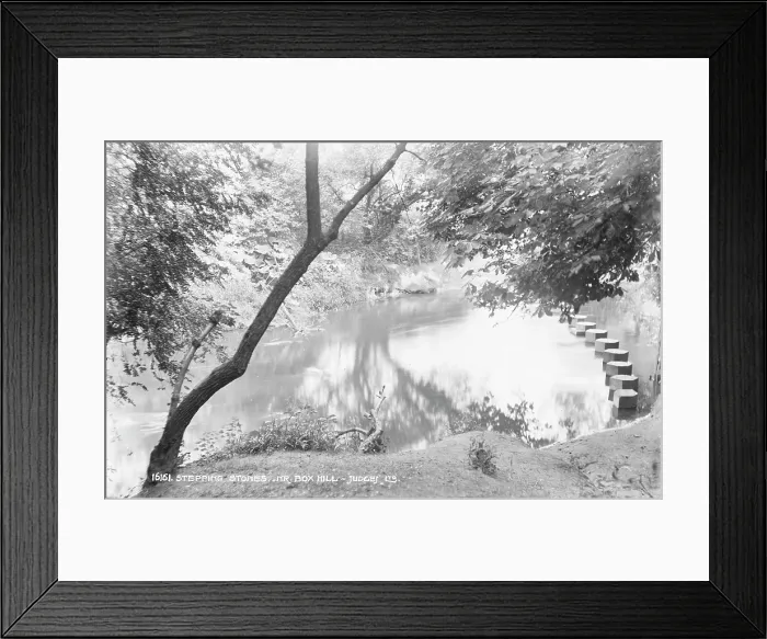 Framed Print : Stepping Stones Near Box Hill Framed Print : Stepping Stones Near Box Hill