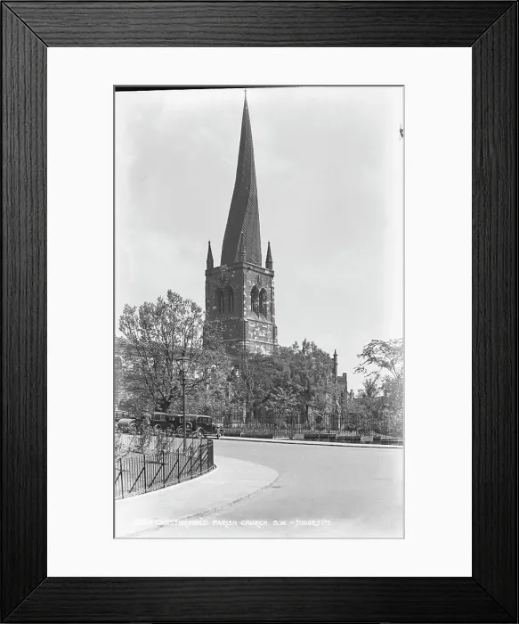 Framed Print : Chesterfield Parish Church Framed Print : Chesterfield Parish Church