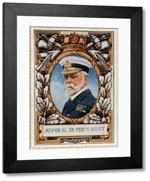 Framed Print : Admiral Sir Percy Scott / Stamp Framed Print : Admiral Sir Percy Scott / Stamp