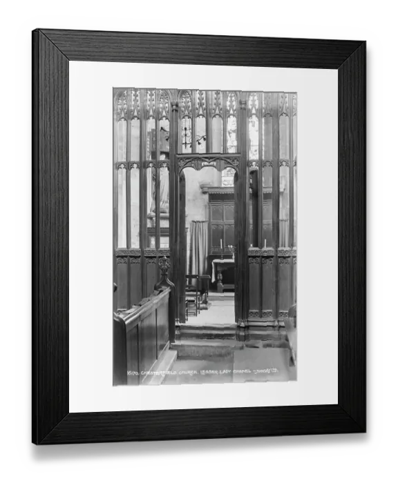 Framed Print : Interior of the Lesser Lady Chapel Framed Print : Interior of the Lesser Lady Chapel