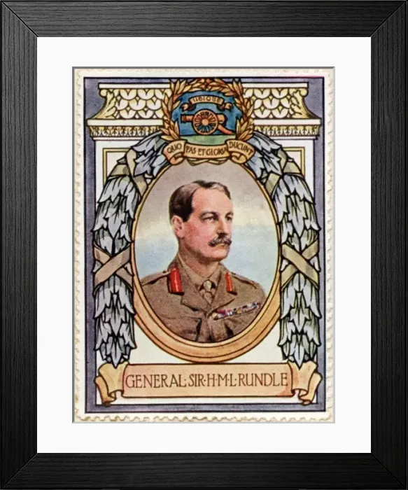 Framed Print : General Rundle / Stamp Framed Print : General Rundle / Stamp