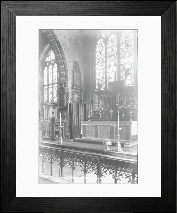 Framed Print : High Altar of Chesterfield Parish Church Framed Print : High Altar of Chesterfield Parish Church