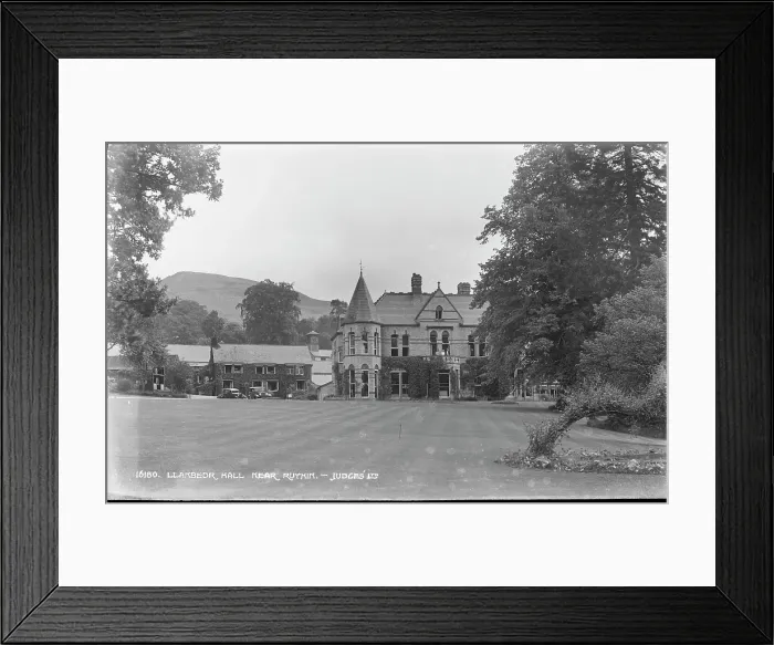 Framed Print : Llangar Hall Near Ruthin Framed Print : Llangar Hall Near Ruthin