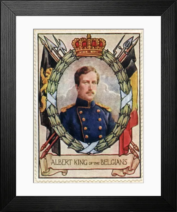 Framed Print : Albert I / Stamp Framed Print : Albert I / Stamp