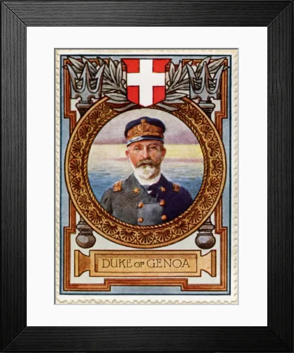 Framed Print : 2nd Duke of Genoa / Stamp Framed Print : 2nd Duke of Genoa / Stamp